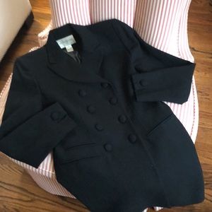 Vintage Jones New York Black Double Breasted Blazer